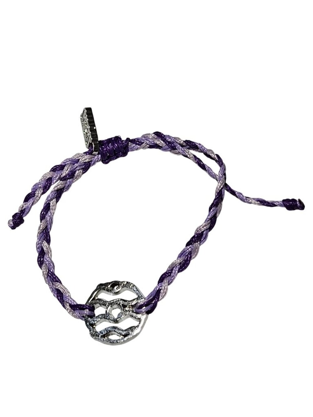 Samoas Bracelet Girl Scout Reward Handmade Cookie Charm Purple Braided Bracelet